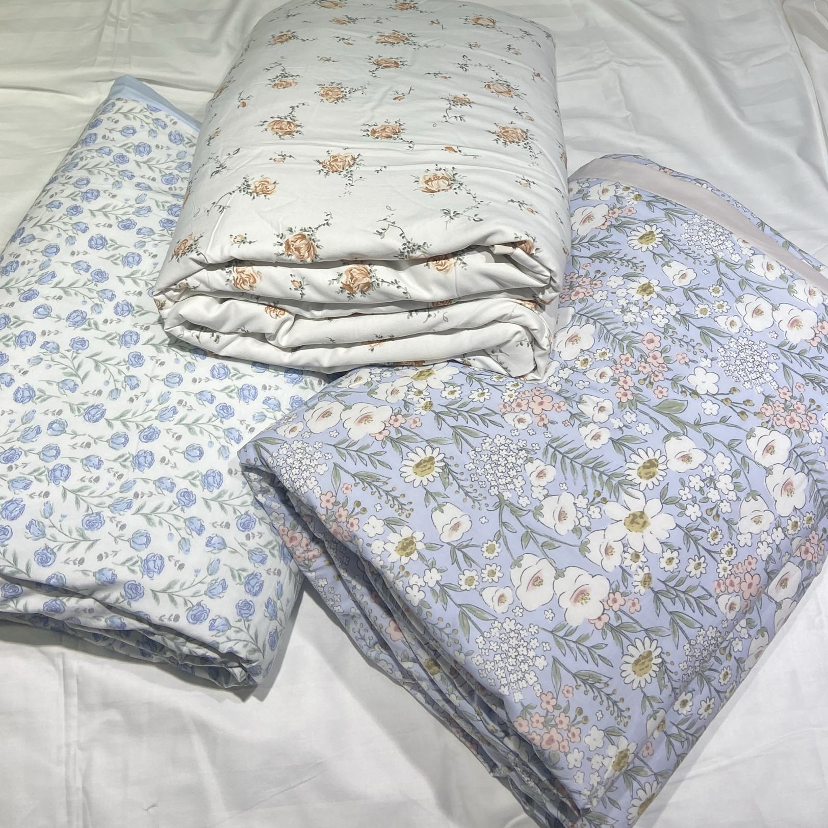 新品莱赛尔天丝凉感亲肤印花夏凉被双人单人空调被小清新裸睡被子