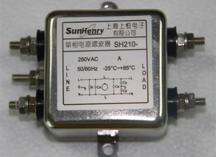 单相单节通用型电源滤 波器 SH210-100A