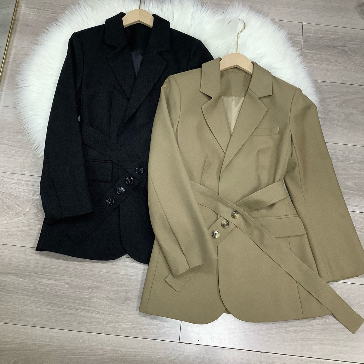 阅悦质收腰大哥廓西西服质感超好配腰带西装(配腰带)A8776