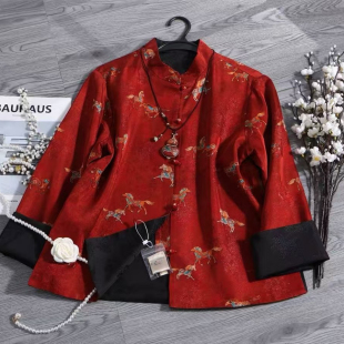 2456 马到成功双面穿短外套YS1 阅悦 早春极简大牌老钱新中式