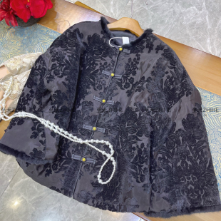 YS11 阅悦 含10羊毛 丝毛夹棉短外套 极简大牌老钱新中式