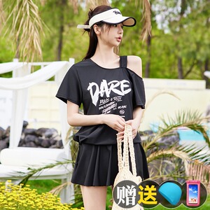 泳衣女2025新款大码分体三件套