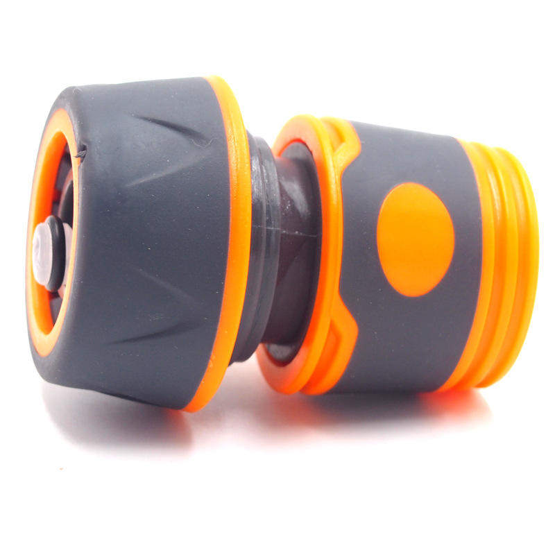 软管6分花园水管快速止水包胶接头洗车塑料园林园艺软管配件园林