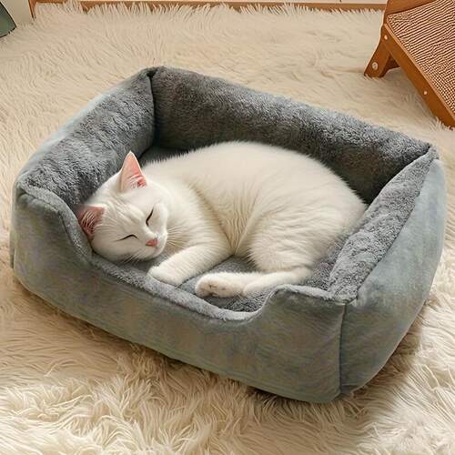 跨境猫窝四季保暖睡垫猫垫子通用睡觉小猫宠物狗窝狗床防抓耐磨