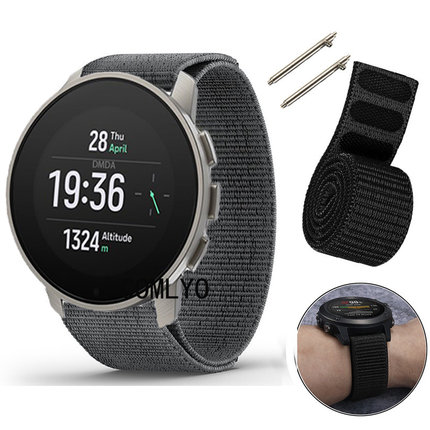 COMLYO适用松拓Race S 9 5 Peak PRO Vertical表带尼龙透气腕带