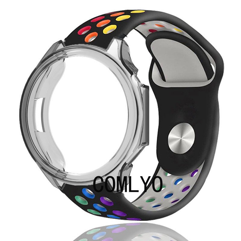 套装 适用OPPO Watch X2表带保护壳TPU软壳 半包壳 保护膜 男女款