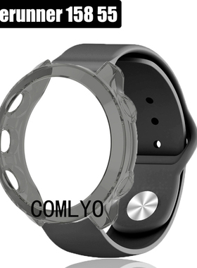 套装 适用佳明Forerunner 158 55表带保护壳硅胶运动男女款防尘塞