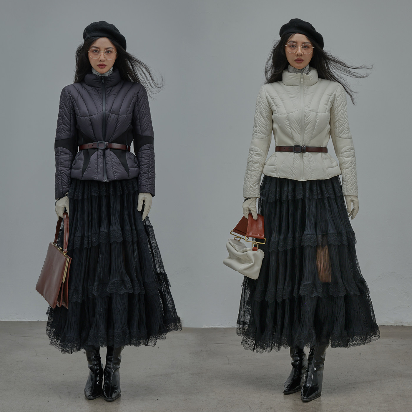 超轻换季内外穿记忆弹力鹅绒服