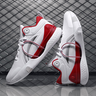 闪击8篮球鞋男后卫实战青少年球鞋春秋高低帮男女防滑减震运动鞋