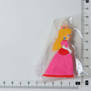 日本正版现货]超级马里奥 スーパーマリオ 橡胶挂件 碧姬公主（S