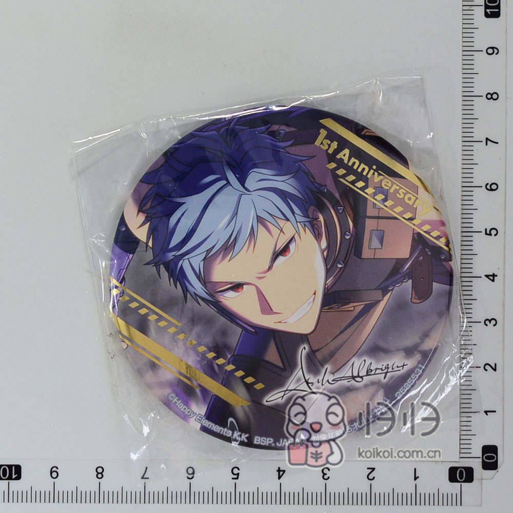 日本正版现货]Helios Rising Heros  烫金大徽章 Asch.Albright