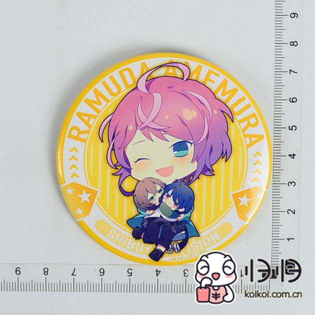 日本正版现货]催眠麦克风 ヒプノシスマイク q版徽章 饴村乱数(t