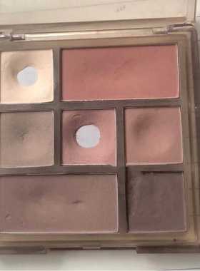 七色眼影盘哑光珠光细闪一盘多用修容高光一体盘平价学生党彩妆盘