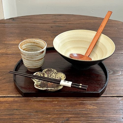 漫生活老板娘 粗陶余韵 粗陶风一人食面碗套装嗦面嗦粉家用餐厅