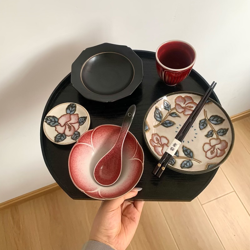 漫生活老板娘 玫韵瓷影 一人食精致套装减脂餐休闲餐简餐复古送礼