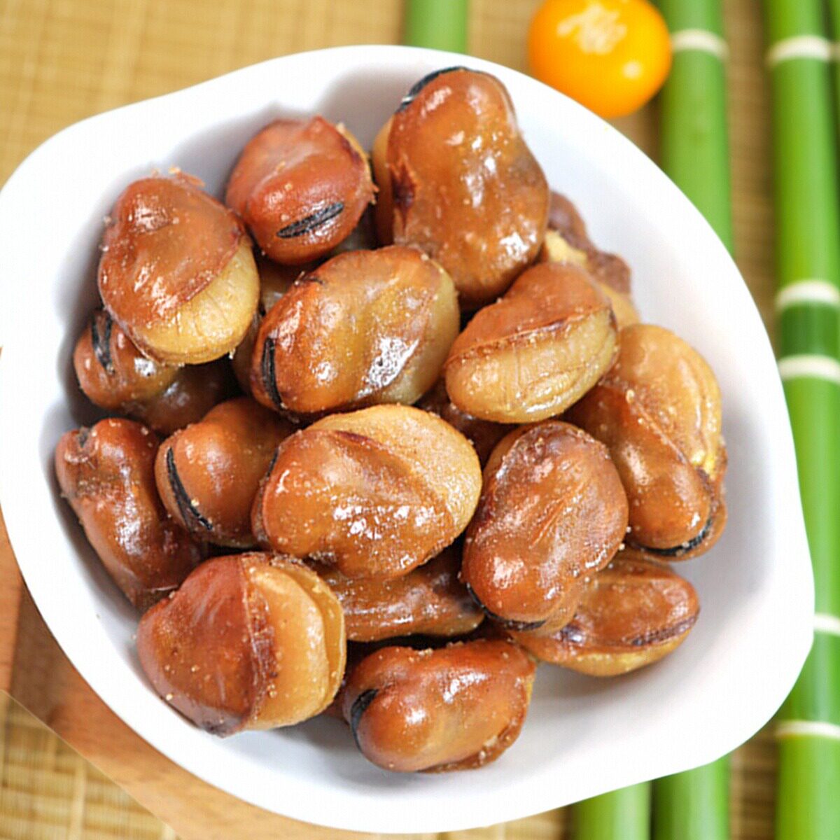 山东五香蚕豆4斤大包装网红兰花豆烤牛肉味零食坚果包邮特产