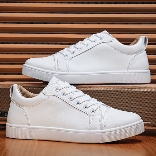 007现货春秋季运动鞋子男鞋新款白色休闲时尚小白鞋韩版黑色板