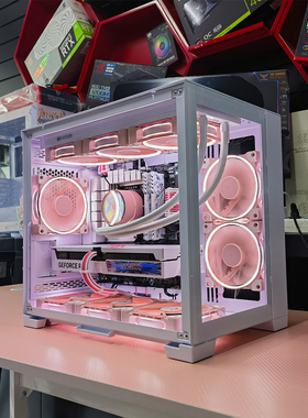 全模组电源定制线粉色白色硅胶包网线镀银显卡线电源模组线延长线