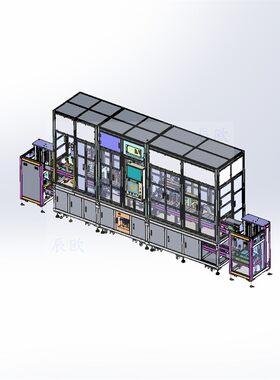 软包电芯处理段 倍速链线X3450   原文件 可编辑  3D图纸机械素材