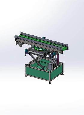 顶升旋转设备X3216  工程图 BOM表  3D图纸 机械设计素材 SW模型