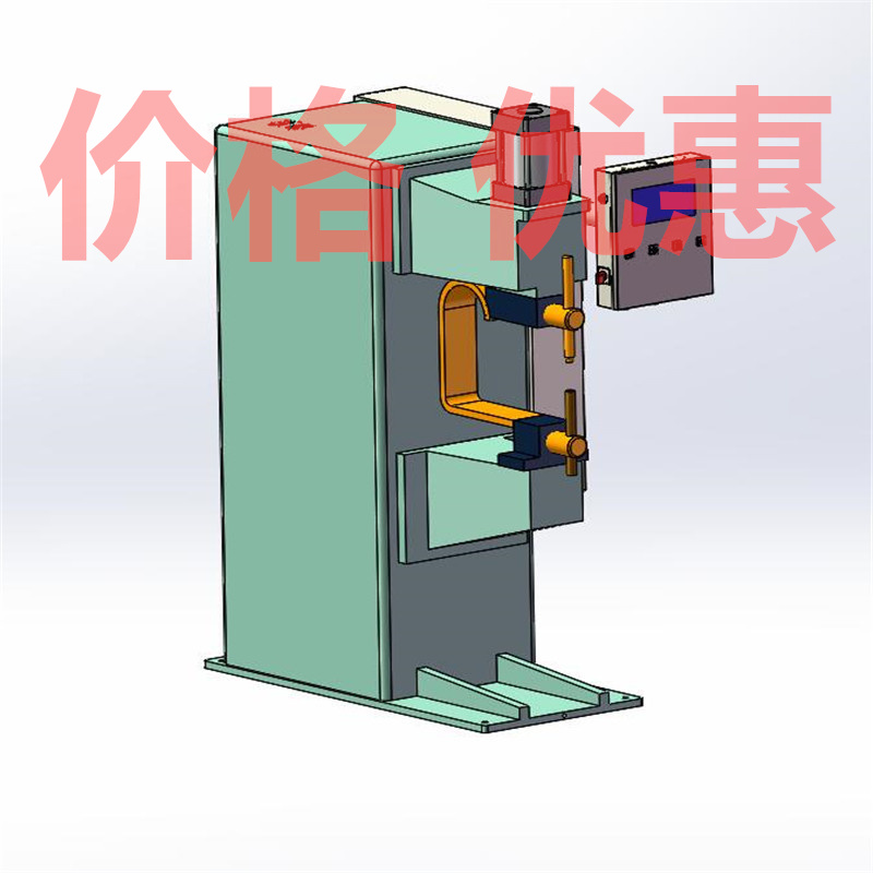 立式点焊机电阻焊机械案例10套合集A6853D图纸机械设计素材