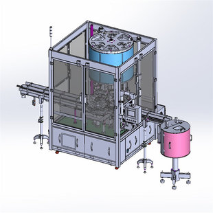 泵头盖8头自动旋盖机 X2556  3D图纸 机械设计素材 SW模型