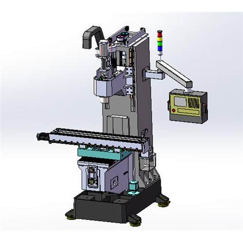 数控炮塔加工中心3D图纸X3282 非标自动化机械3D素材
