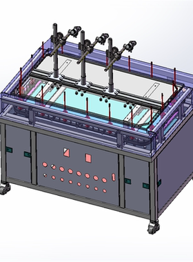 环形喷涂机原文件工程图 X2679 3D图纸 机械设计素材 SW模型