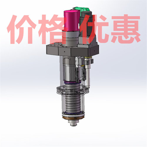 数控机床电传主轴模组案例15套合集A3333D图纸机械设计素材SW