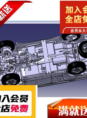 SUV整车前期数模（车身+底盘+内外饰）3D图 机械素材设计3D格式3