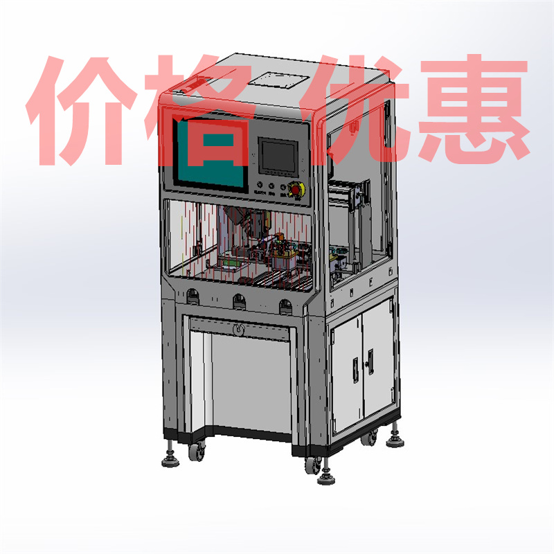 激光镭射自动焊接机案例21套合集3D图A681机械设计素材SW模型