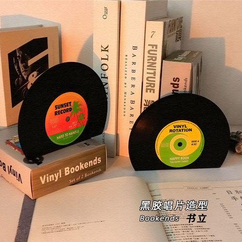 摇滚乐队模糊绿洲黑胶唱片书立架