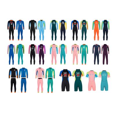 儿童潜水服泳衣2.5MM连分体保暖