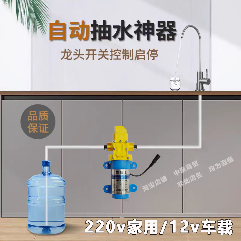 厨房台下桶装水抽水器自动吸水器