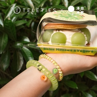 美国TELETIES【泽田本家联名款】电话线发圈泰莉圈TT发圈时尚发饰