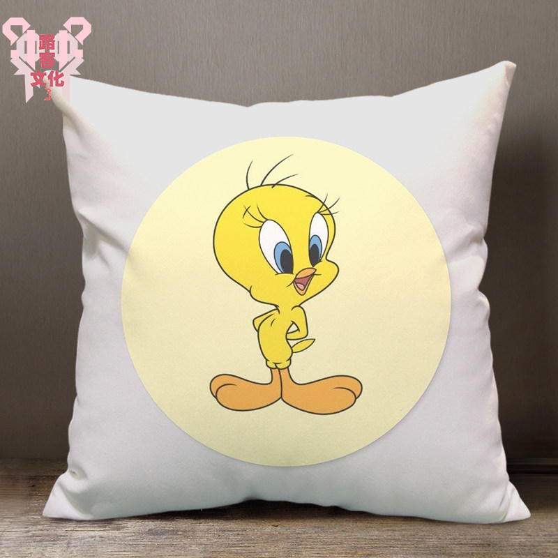 卡通傻大猫崔弟周边同款抱枕头来图定制午汽车沙发靠垫生日礼物