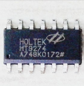 台湾合泰HOLTEK盛群HT9274B单片机SOP14原装现货