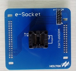 代理销售合泰盛群e-Socket烧写座ESKT16NSOPA测试座NSOP16原装图片