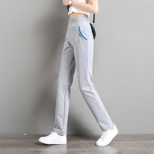 2023春秋夏季薄款运动裤女宽松直筒休闲裤学生休闲裤2021新款卫裤