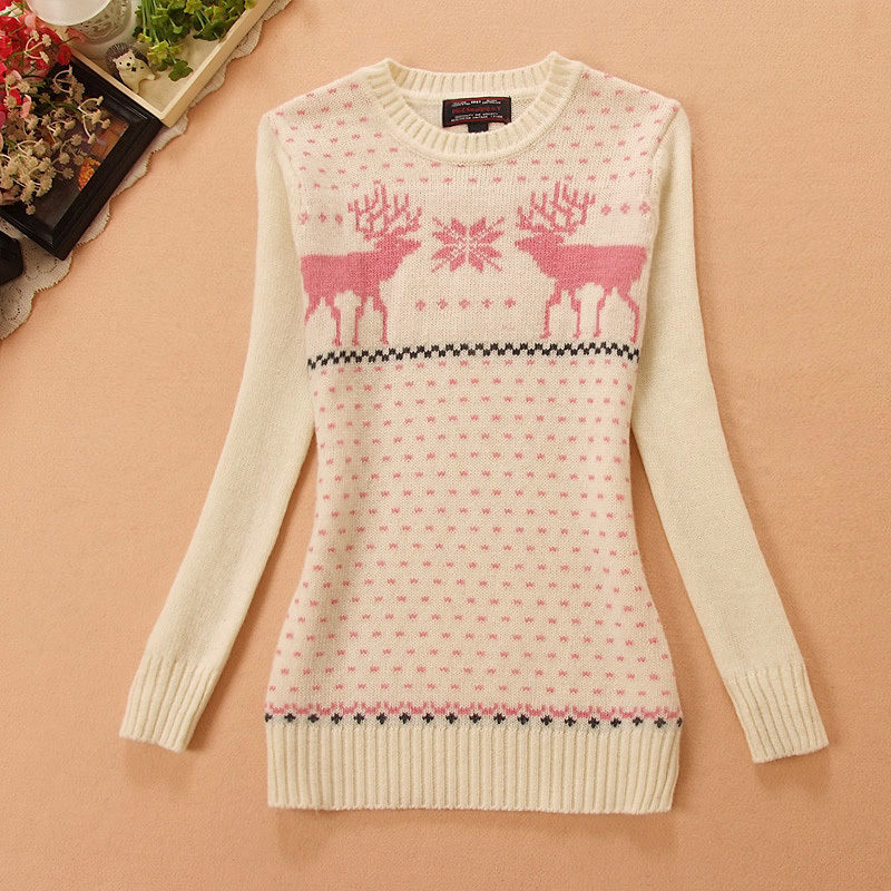 秋冬季修身风学生装保暖羊毛衣