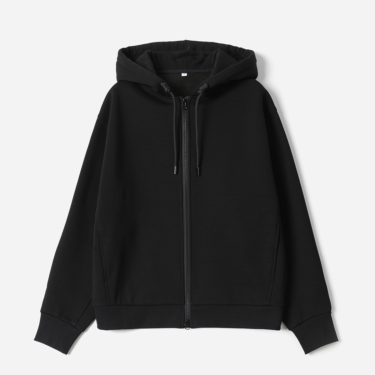 茉莉雅集重磅保暖加绒高支棉宽松遮肉连帽外套WWT08080