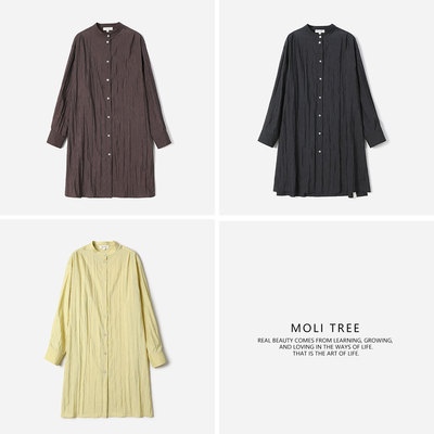 茉莉雅集J*S日本料低调珍珠光泽含真丝落肩长袖衬衫WCS08159