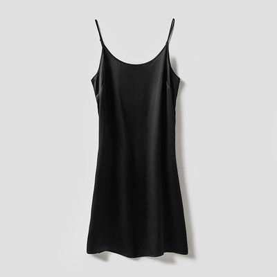 茉莉雅集真丝防透吊带睡衣裙