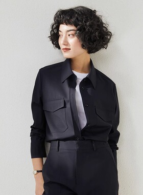 茉莉雅集意大利REDA120S精纺全羊毛衬衫 WCS04139