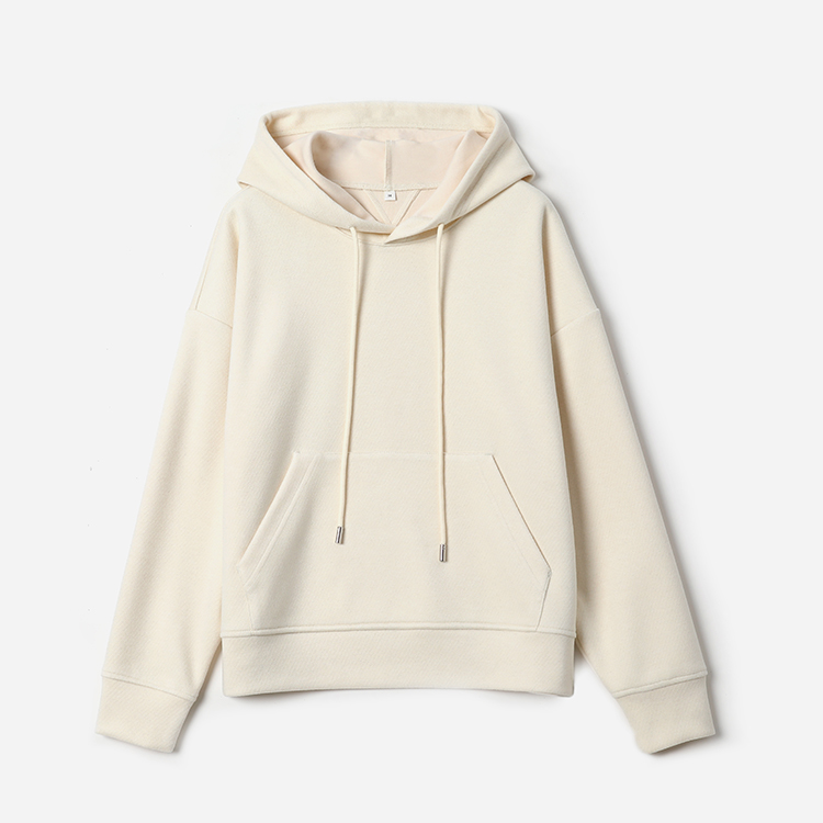 茉莉雅集胶囊套装双面织加厚保暖含羊毛连帽卫衣女 WWY08059