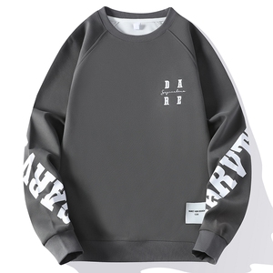 71946-P45卫衣男2024新款重磅宽松衣服薄款冬季圆领春秋款图片