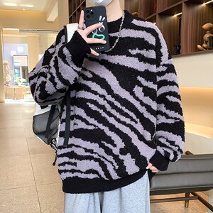 84532-P50秋冬休闲圆领毛衣男针织打底衫图片