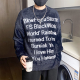 M891-特P58毛衣男款美式高街潮牌慵懒风痞帅休闲宽松针织衫外套，男装针织衫/毛衣，电商D310B