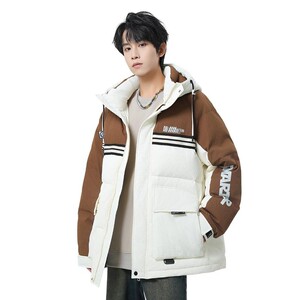 79011-特P258羽绒服男冬季轻薄潮牌鸭绒外套男连帽加厚青少年图片