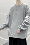 81514-P55卫衣男春季大码宽松衣服男装ins潮流圆领外套春秋潮牌，男装卫衣，电商D310（原电商305）